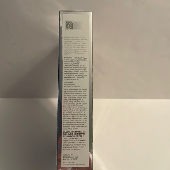 Global Beauty Care CHARCOAL spa treatment mask. Anti aging serum. All skin types - Picture 14 of 15